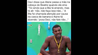 BBB24 Davi critica Bia e Alane após sincerão bbb bbb24 shorts viral davi alane bia [upl. by Froehlich]