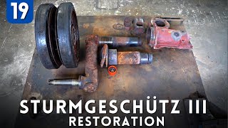 WORKSHOP WEDNESDAY How to pull apart original WWII StuG III Swing Arms [upl. by Nanis]