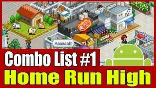 Kairosoft Home Run High Combo List NOT COMPLETE [upl. by Oniuqa]