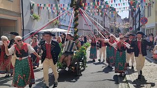 Historischer Festumzug in Weikersheim an der Kerwe 2024 [upl. by Layman]