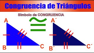 Aprende congruencia de triangulosIdentifica cuales son los elementos Tamaño ángulo formaExperto [upl. by Carri373]