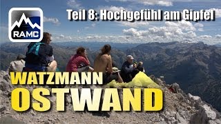 WatzmannOstwand 8 Hochgefühl am Gipfel der Watzmann Südspitze  Abenteuer Alpin 2013 88 [upl. by Pauli]