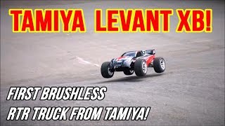 Tamiya Levant XB RTR Brushless 110 4WD Stadium Truck First Cruise Around the Park [upl. by Suvart153]