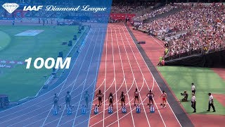 ShellyAnn FraserPryce 1098 Wins Womens 100m  IAAF Diamond League London 2018 [upl. by Ahgem]