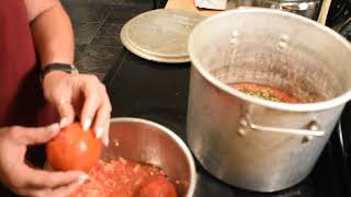 Canning Salsa from fresh tomatoes with Mrs Wages seasoning pack [upl. by Paterson915]