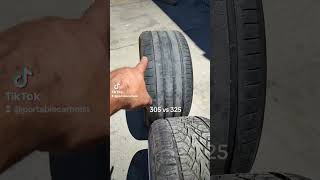 Alcoa 22x12 305 vs 325 tires alcoa dually [upl. by Licastro]