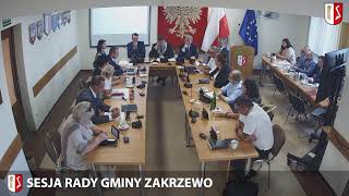 VI sesja Rady Gminy Zakrzewo – 19092024 1400 [upl. by Secunda]