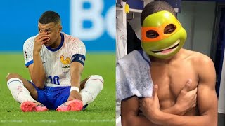 Mbappé Gets His Ninja Turtle Mask 🐢🔥  The Legend Lives On shorts [upl. by Ahsaei105]