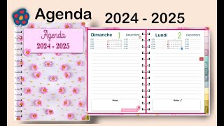 Agenda Marguerites Journalier 20242025 [upl. by Burdett]