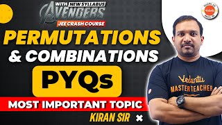 Permutations amp Combinations  PYQs  Most Important Questions  JEE 202425  Kiran sir [upl. by Nylac]