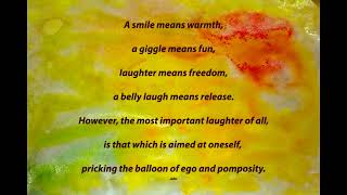 Laughters Warmth by JohnHumourHaving a GiggleLetting GoFunFreedom From Ego [upl. by Ayanej]