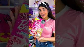 PROBÉ el CEREAL ROSA de Barbie y esto me pasó 🩷🔥😱 [upl. by Natie]