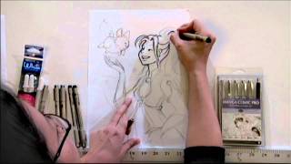 Comic Art Inking Tutorial with Deb Aoki [upl. by Anadal]