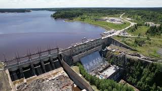 Abitibi Canyon OPG Dam Inspection by Drone [upl. by Mullac]