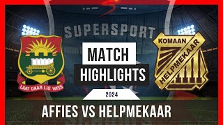 2024 HIGHLIGHTS Helpmekaar vs Affies [upl. by Oni]