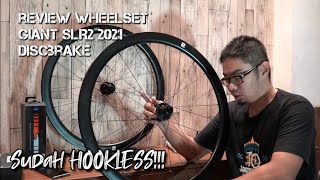 Review wheelset GIANT SLR2 2021 discbrakehookless rims [upl. by Inat]