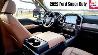 2022 Ford Super Duty F250 Lariat Tremor and F350 Limited Interior [upl. by Laspisa]