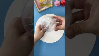 Mothers Day crafts suitable for kindergarten children Use plastic bags to draw a beautiful bouque [upl. by Bonaparte]