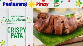 Super Crispy Pata Recipe with Yummy Sawsawan  Panlasang Pinoy [upl. by Teddi]