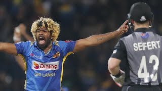 LASITH MALINGA  SWAN SONG 2019DOUBLE HATTRICK VS NEWZEALAND [upl. by Mak124]