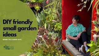 SMALL GARDEN design ideas 🌱 Garden Tour 🌱 DIY Small Backyard Ideas  Behind the Garden Gate [upl. by Garrott9]