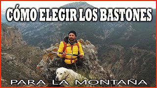 ✅ Cómo elegir los BASTONES DE TREKKING O SENDERISMO consejos para decidir cual comprar [upl. by Anoniw]