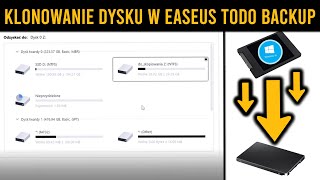 Jak sklonować dysk twardy lub SSD  easeUS TODO BACKUP [upl. by Enneiviv]