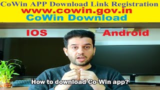 CoWin APP Download Link Registration website wwwcowingovin IOS and Android beware of fake app [upl. by Asiole45]