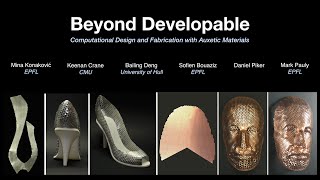 Beyond Developable Computational Design and Fabrication with Auxetic Materials SIGGRAPH 2016 [upl. by Obara]