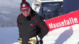 Die Streif  mit dem Olympiasieger am Hahnenkamm [upl. by Jelena206]