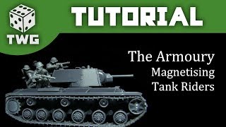 The Armoury Magnetising Tank Riders For Bolt Action [upl. by Kcirnek695]