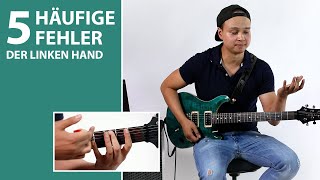 Gitarre lernen  Tipps für die Handhaltung der linken Hand [upl. by Airtemad84]