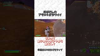 おばさんのアサルトがカワイイ【フォートナイトFortnite】 shorts フォートナイト [upl. by Nolrah]