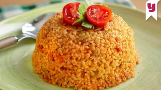 Bulgur Pilavı Tarifi  Ev Yemekleri Tarifleri  Yemekcom [upl. by Laucsap]