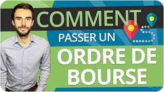 Comment PASSER un ORDRE DE BOURSE chez Boursorama Binck Fortuneo [upl. by Barbi202]