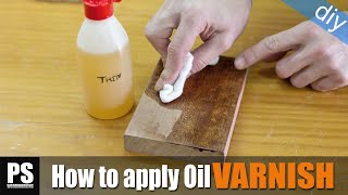 How to apply an OILBased Varnish [upl. by Jerald606]