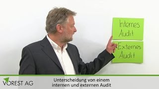 Was ist der Unterschied zwischen einem internen Audit amp externen Audit [upl. by Lipscomb652]