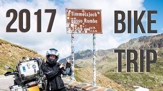 2017 European Motorbike Trip  Lake Bled [upl. by Nevada137]