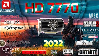 AMD HD 7770 in 60 Games 20222023 [upl. by Rusel]