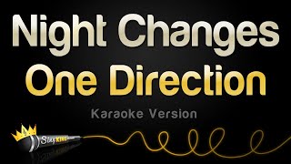 One Direction  Night Changes Karaoke Version [upl. by Bartie]