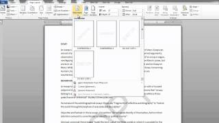 How to use Watermarks in Microsoft Word 2010 [upl. by Nomar]