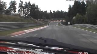 Youngtimer Trophy 2005 Nordschleife mit Olaf Rost im Audi 50 [upl. by Eidde]