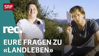 QampA zur Reportage «Landleben Hornussen und Vorurteile»  Reportage  rec  SRF [upl. by Jt520]