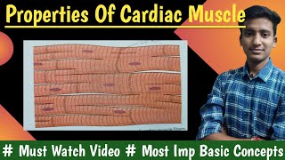 Properties Of Cardiac Muscle  Frank Starling Law CVS Physiology  in hindi  Ashish Agrawal [upl. by Bevon850]