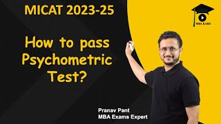 MICAT 202325  How to Pass the Psychometric Test [upl. by Yrroc]