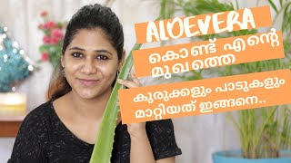 ✅️ഒരു വട്ടം Aloevera കൊണ്ട് ഇത് പോലെ Facial ചെയ്തു നോക്കൂ Aloevera Facial for Spotless ampBright Skin [upl. by Maxie]