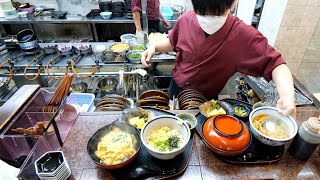 【姫路】注文が殺到する老舗うどん屋の職人達による神がかり的な熟練スキル丨Japanese Noodles Restaurant [upl. by Cheffetz]