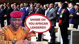 ÀNGRY President Ibrahim Traore Hümiliate African Leaders  Stop Being Püppets [upl. by Ernald]