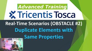 TRICENTIS Tosca 160  Lesson 44  OBSTACLE2  Duplicate Elements with Same Properties [upl. by Mountfort]