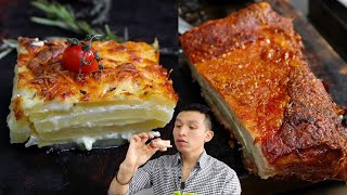 Cocina en un Toque Chancho al Horno con Pastel de Papa  Cocina Fácil [upl. by Alig]